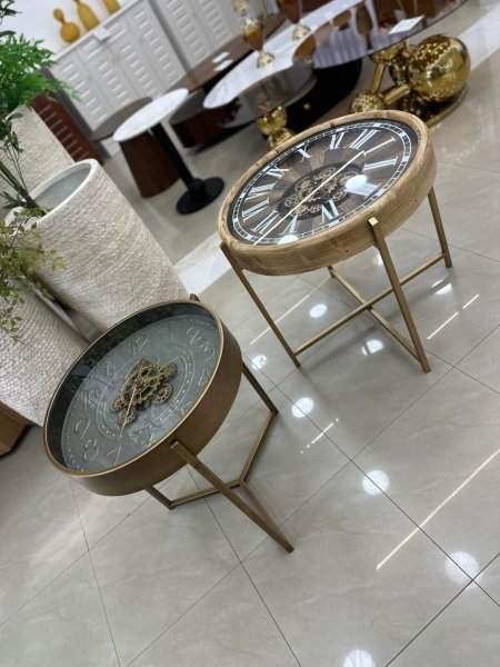 طقم طاولات الساعات الزخرفية